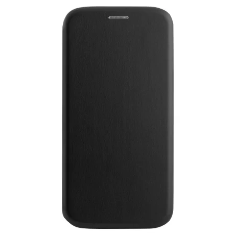 Husa book satinat Samsung Galaxy A6 2018, Contakt Neagra