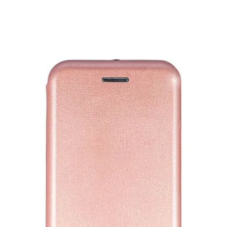 Husa Book Satinat Samsung Galaxy A6 Plus 2018, Roz