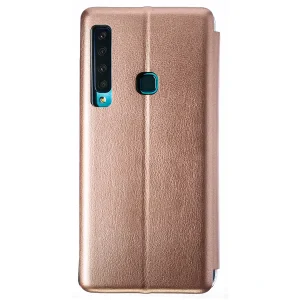 Husa Book Satinat Samsung Galaxy A9 2018, Roz OC