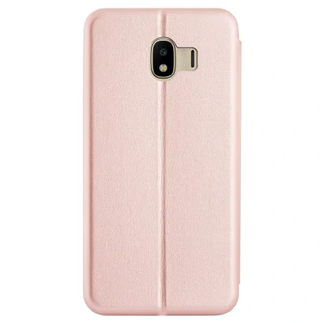 Husa book satinat Samsung Galaxy J4 2018, Contakt Roz