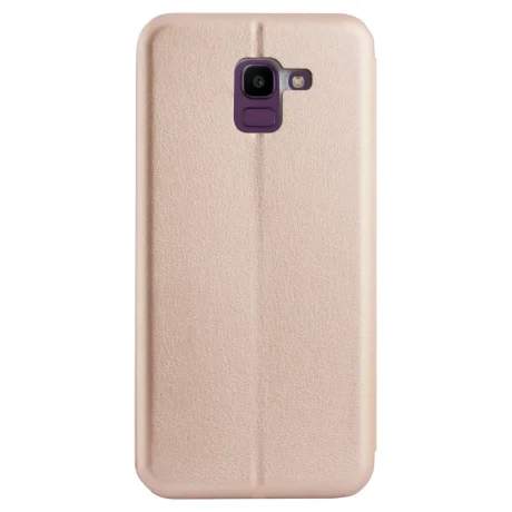 Husa book satinat Samsung Galaxy J6 2018, Contakt Aurie