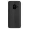 Husa book satinat Samsung Galaxy S9, Contakt Neagra