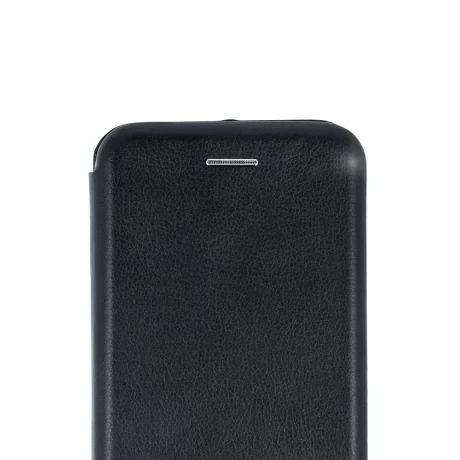 Husa book satinat Samsung Galaxy S9, Contakt Neagra