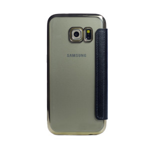 Husa book silicon Samsung Galaxy S7 Auriu