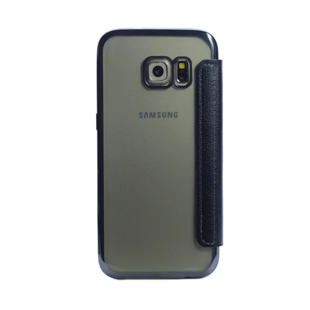 Husa book silicon Samsung Galaxy S7 Negru