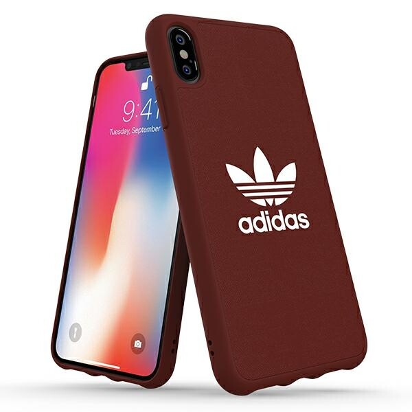Husa Cover Adidas Moulded Canvas pentru iPhone Xs Max Red thumb