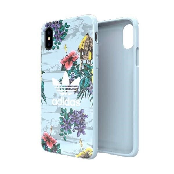 Husa Cover Adidas OR Snap Floral pentru iPhone X/XS Grey-Mint thumb