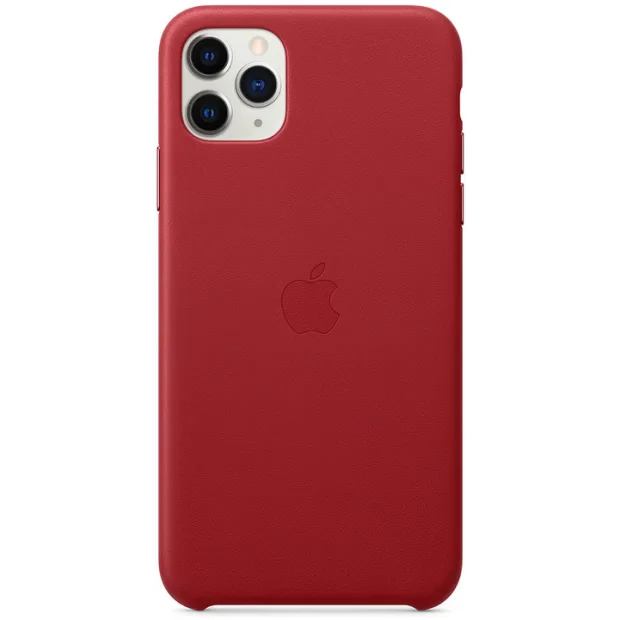 Husa Cover Apple Leather Pentru Iphone 11 Pro Max Red