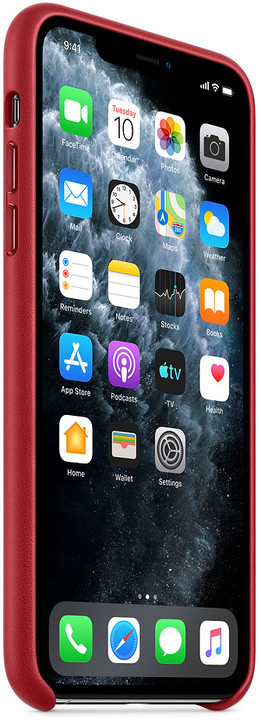 Husa Cover Apple Leather Pentru Iphone 11 Pro Max Red thumb