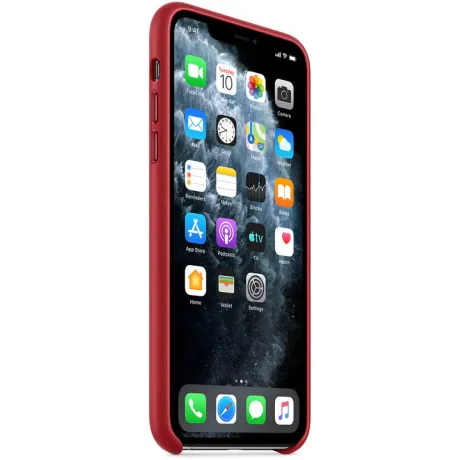 Husa Cover Apple Leather Pentru Iphone 11 Pro Max Red