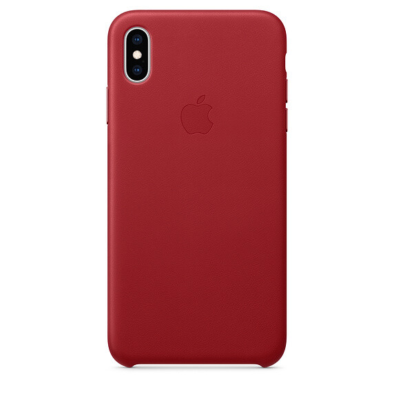 Husa Cover Apple Leather pentru iPhone XS MAX Red thumb