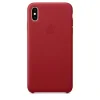 Husa Cover Apple Leather pentru iPhone XS MAX Red