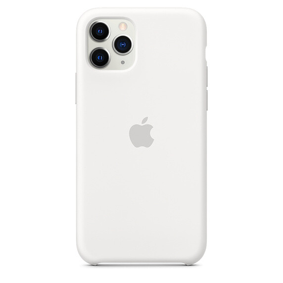 Husa Cover Apple Silicon pentru iPhone 11 Pro White thumb