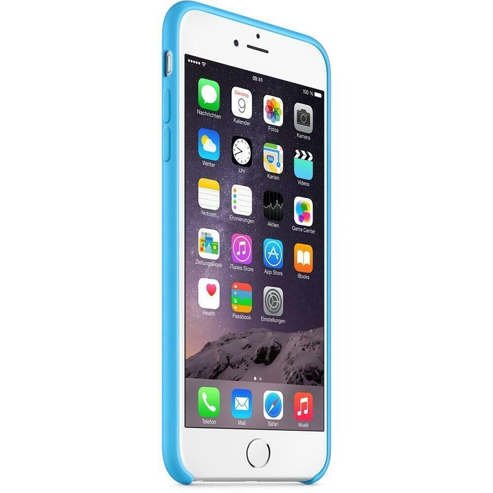 Husa Cover Apple Silicon pentru iPhone 6/6S Plus Blue thumb