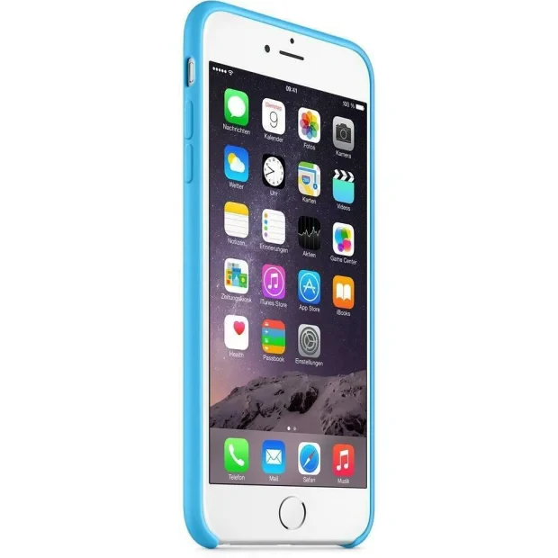 Husa Cover Apple Silicon pentru iPhone 6/6S Plus Blue