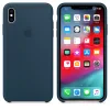 Husa Cover Apple Silicon pentru iPhone XS Max Pacific Green