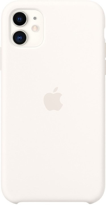 Husa Cover Apple Silicone Pentru Iphone 11 White thumb