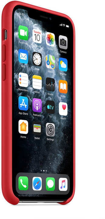 Husa Cover Apple Silicone Pentru Iphone 11 Pro Red thumb