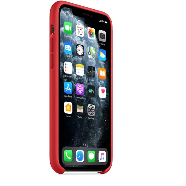 Husa Cover Apple Silicone Pentru Iphone 11 Pro Red