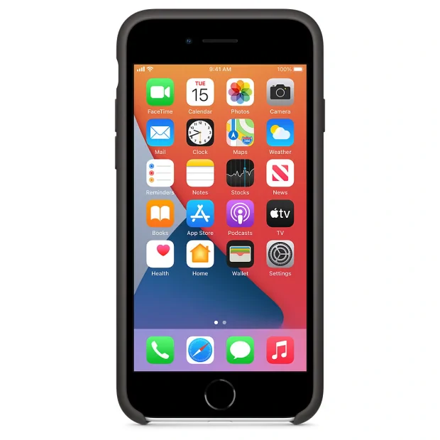 Husa Cover Apple Silicone pentru iPhone 7/8/SE 2 Black