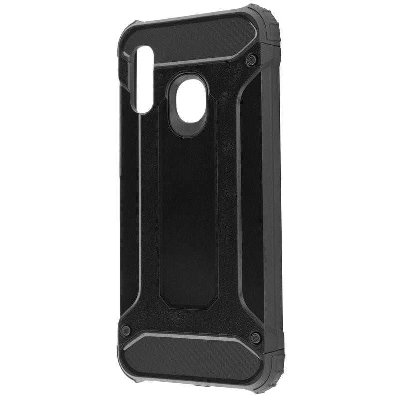 Husa Cover Armor Carbon Pentru Samsung Galaxy A20e Negru thumb