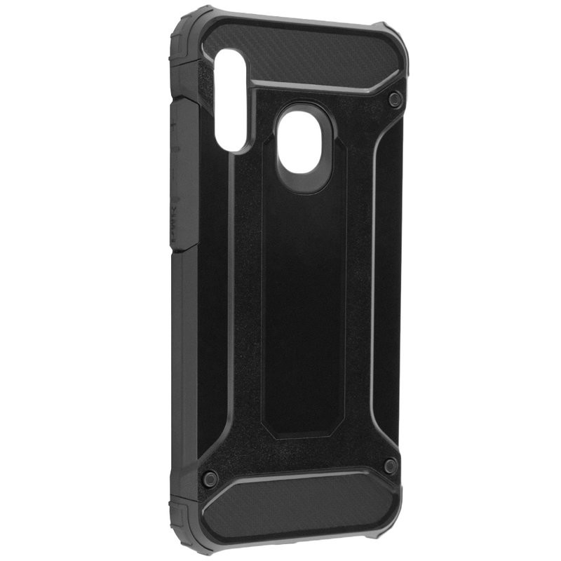 Husa Cover Armor Carbon Pentru Samsung Galaxy A20e Negru thumb