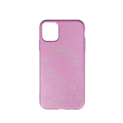 Husa Cover Biodegradabile Forever Bioio Ocean pentru iPhone 11 Pro Roz thumb