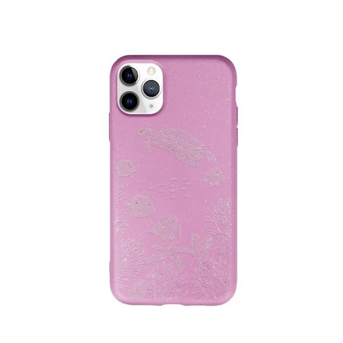 Husa Cover Biodegradabile Forever Bioio Ocean pentru iPhone 11 Pro Roz thumb