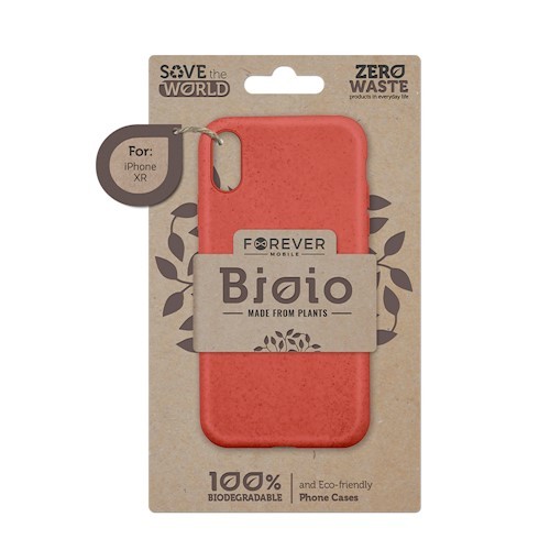 Husa Cover Biodegradabile Forever Bioio pentru iPhone XR Rosu thumb