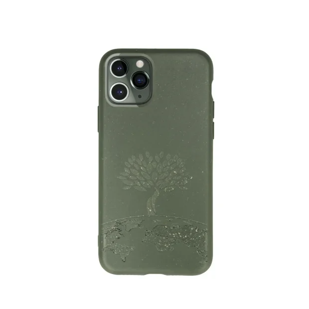 Husa Cover Biodegradabile Forever Bioio Tree pentru Huawei Y9 2019 Verde