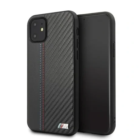 Husa Cover BMW Carbon pentru iPhone 11 Black