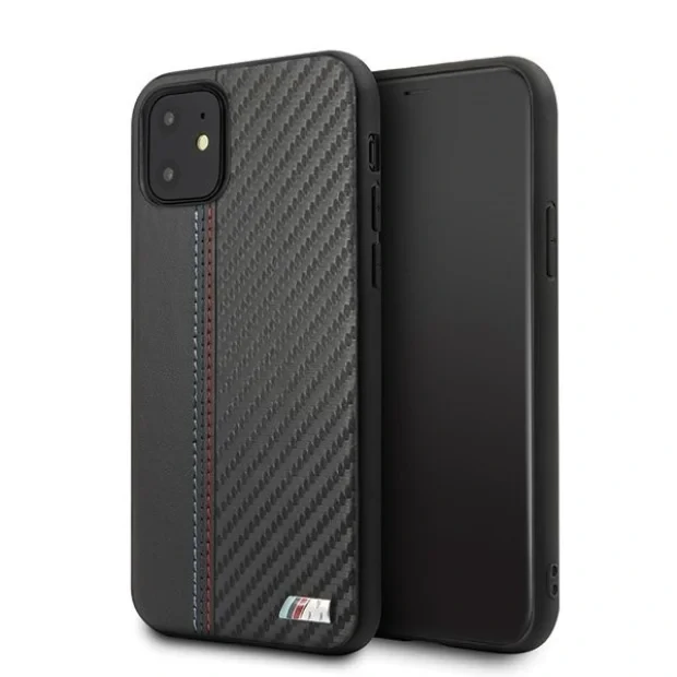 Husa Cover BMW Carbon pentru iPhone 11 Black