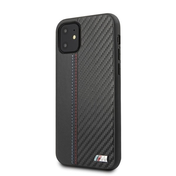 Husa Cover BMW Carbon pentru iPhone 11 Black thumb