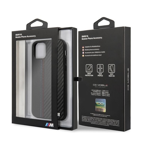 Husa Cover BMW Carbon pentru iPhone 11 Black thumb