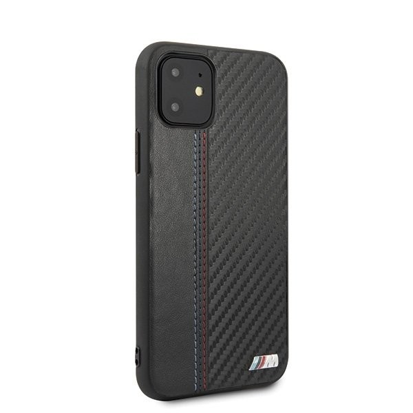 Husa Cover BMW Carbon pentru iPhone 11 Black thumb