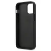 Husa Cover BMW Carbon Tricolor Line pentru iPhone 12 Mini Black