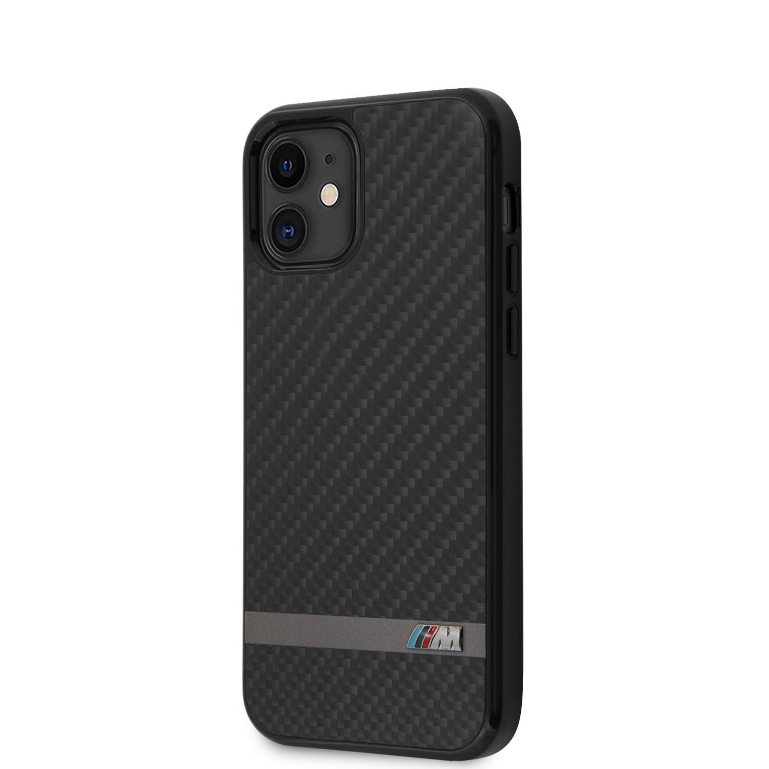 Husa Cover BMW Carbon&Alu pentru iPhone 12 Mini Black thumb