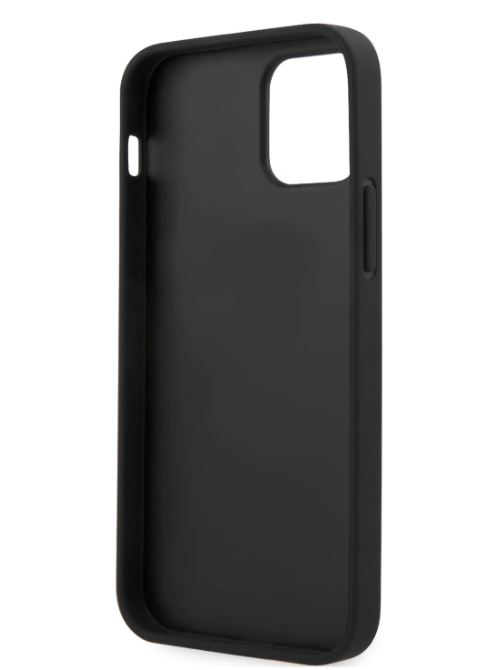 Husa Cover BMW Leather Hot Stamp Vertical pentru iPhone 12/12 Pro Black thumb