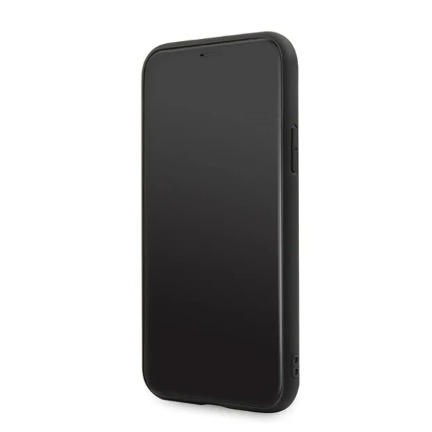 Husa Cover BMW Leather Signature Horizontal pentru iPhone 11 Black