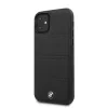 Husa Cover BMW Leather Signature Horizontal pentru iPhone 11 Black