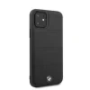 Husa Cover BMW Leather Signature Horizontal pentru iPhone 11 Black