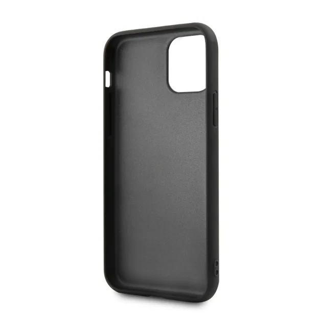 Husa Cover BMW Leather Signature Horizontal pentru iPhone 11 Pro BMHCN58PELBK Negru