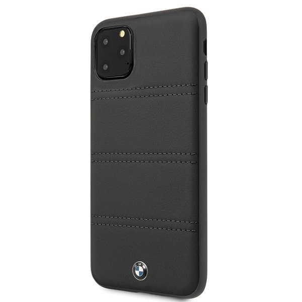 Husa Cover BMW Leather Signature Horizontal pentru iPhone 11 Pro Max Black thumb