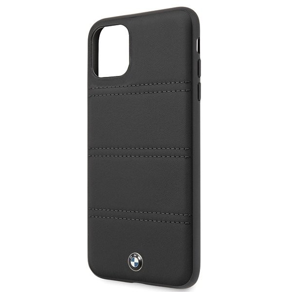 Husa Cover BMW Leather Signature Horizontal pentru iPhone 11 Pro Max Black thumb