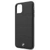 Husa Cover BMW Leather Signature Horizontal pentru iPhone 11 Pro Max Black