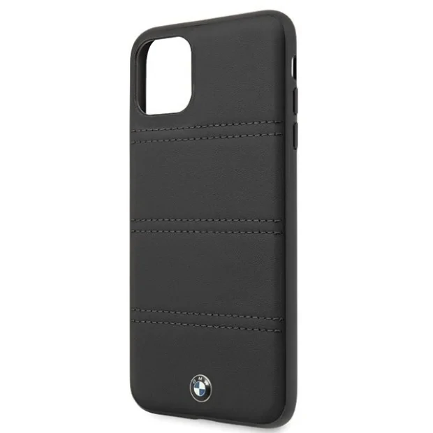 Husa Cover BMW Leather Signature Horizontal pentru iPhone 11 Pro Max Black