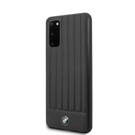 Husa Cover BMW Leather Signature pentru Samsung Galaxy S20 Black