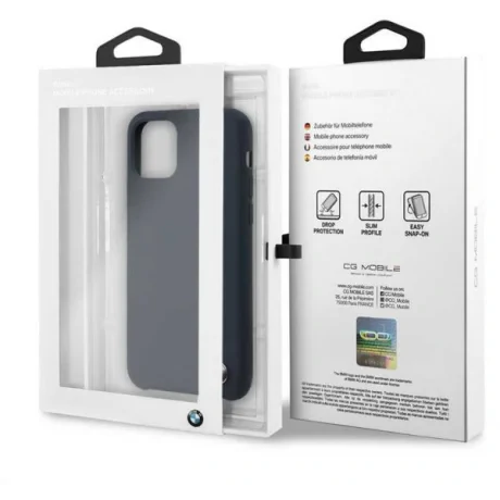 Husa Cover BMW Silicone Kryt pentru iPhone 11 Blue