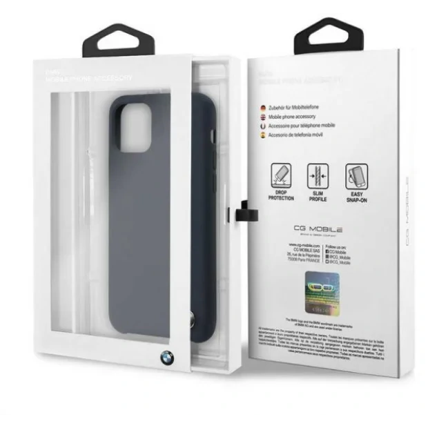 Husa Cover BMW Silicone Kryt pentru iPhone 11 Blue