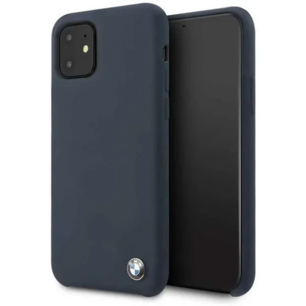 Husa Cover BMW Silicone Kryt pentru iPhone 11 Blue